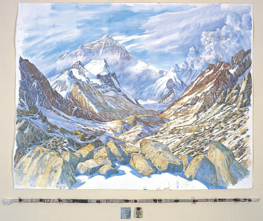 Tony Foster Everest North Face from Above Rongbuk Monastery Looking South, 2007