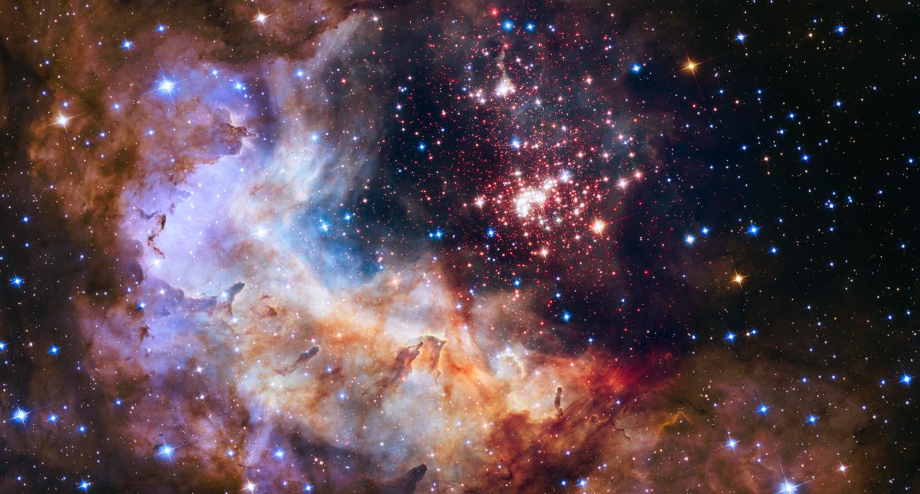 The Westerlund 2 Star Cluster (Credit NASA, ESA, the Hubble Heritage Team (STScIAURA), A. Nota (ESASTScI), and the Westerlund 2 Science Team)