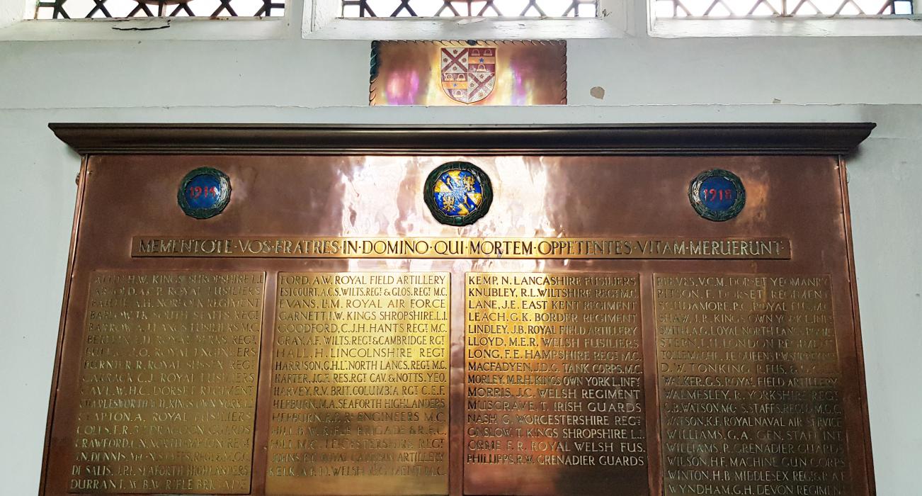Chapel First World War Memorial