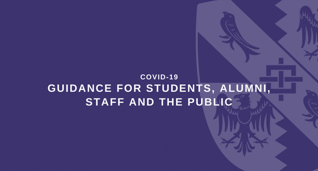 COVID-19 Guidance and advice for Magdalene students, alumni, staff and the public