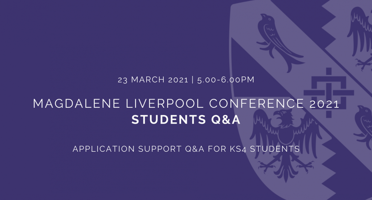 Magdalene Liverpool Conference 2021 - Students Q&A
