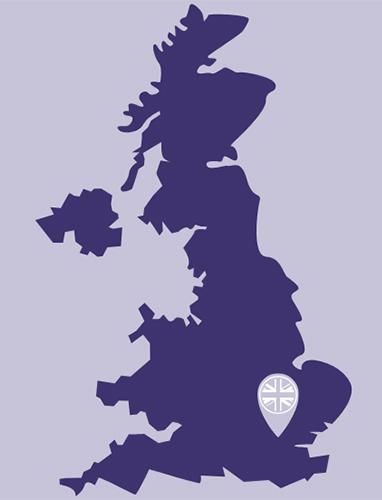 Map of the UK