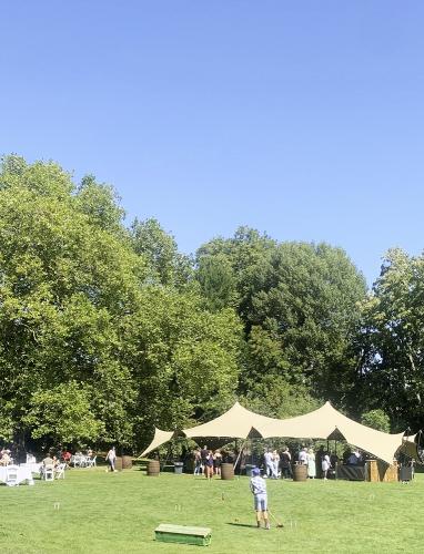 Outdoor events in the Fellows' Garden