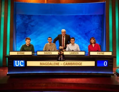 University Challenge Team 2020 Series 50 - On Set