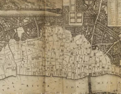 Great Fire of London Map