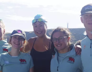 Cambridge Channel Swim Relay Team