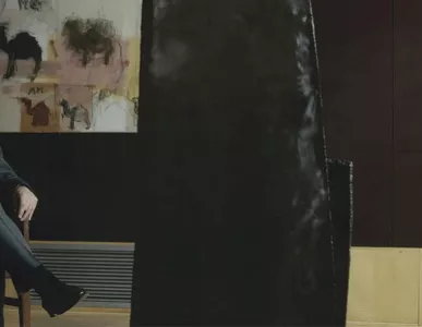 Duncan Robinson in Fitzwilliam Museum 20th Century Gallery photograph by Lucy Dickens