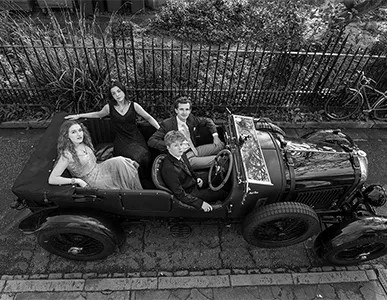 Concept Photoshoot image featuring the main cast of 'The Great Gatsby'