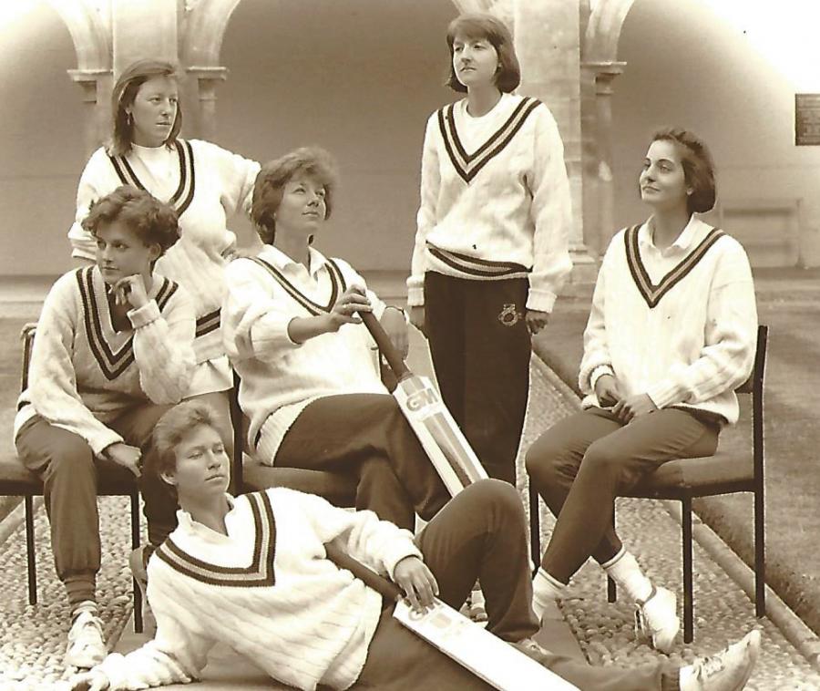 First Magdalene Female Cricket Team c1988