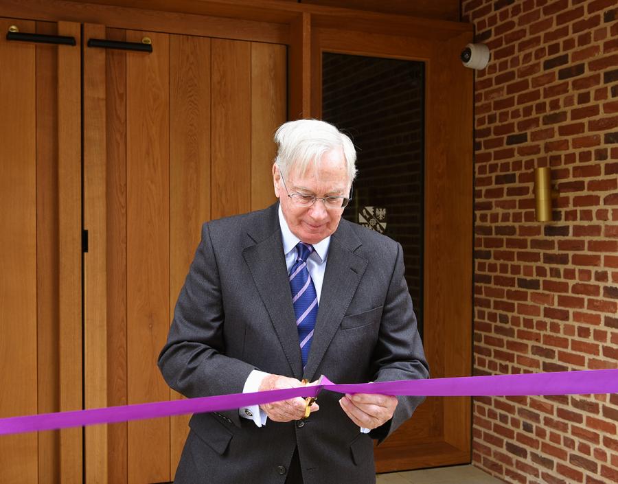 His Royal Highness The Duke of Gloucester KG GCVO officially opening the Magdalene College New Library